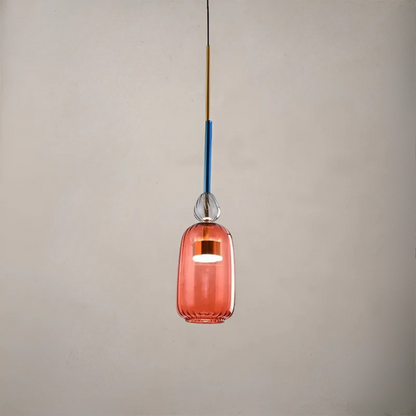 Solira Macaron | Gekleurde glazen hanglamp in Scandinavische stijl