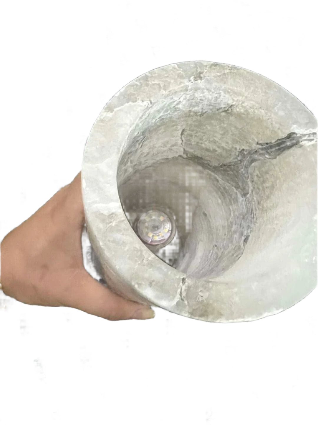 Luxe marmeren wandlamp – Elegant ontwerp met LED-licht voor stijlvolle woonruimtes