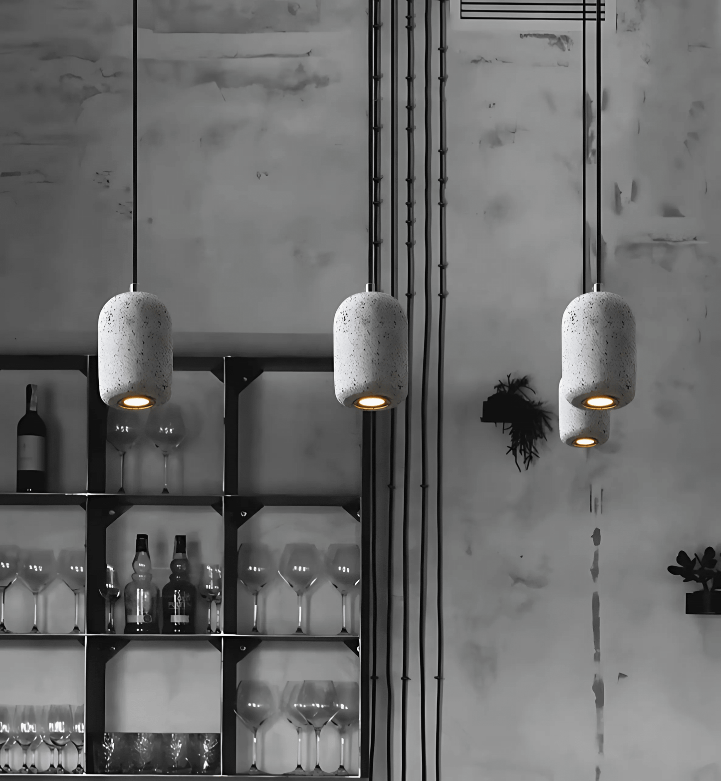 Kiva Cast | Hanglamp van beton in industrieel design met LED-techniek