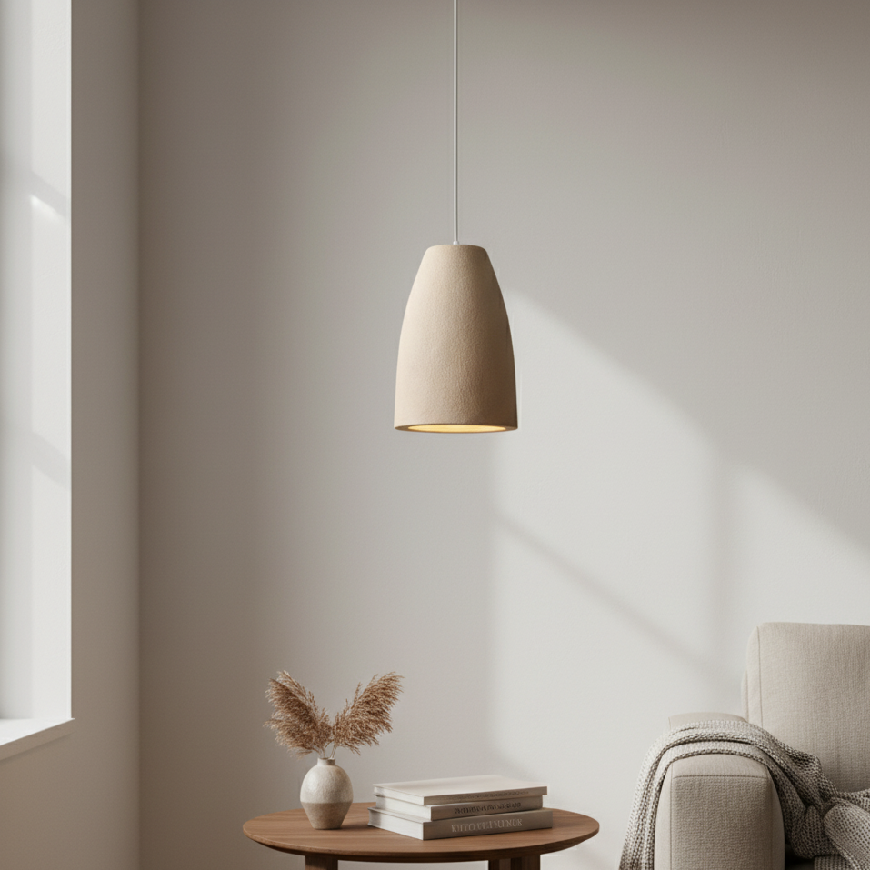 Halo Sabié | Designer LED-hanglamp in Wabi-Sabi-stijl voor woonkamer & eetkamer