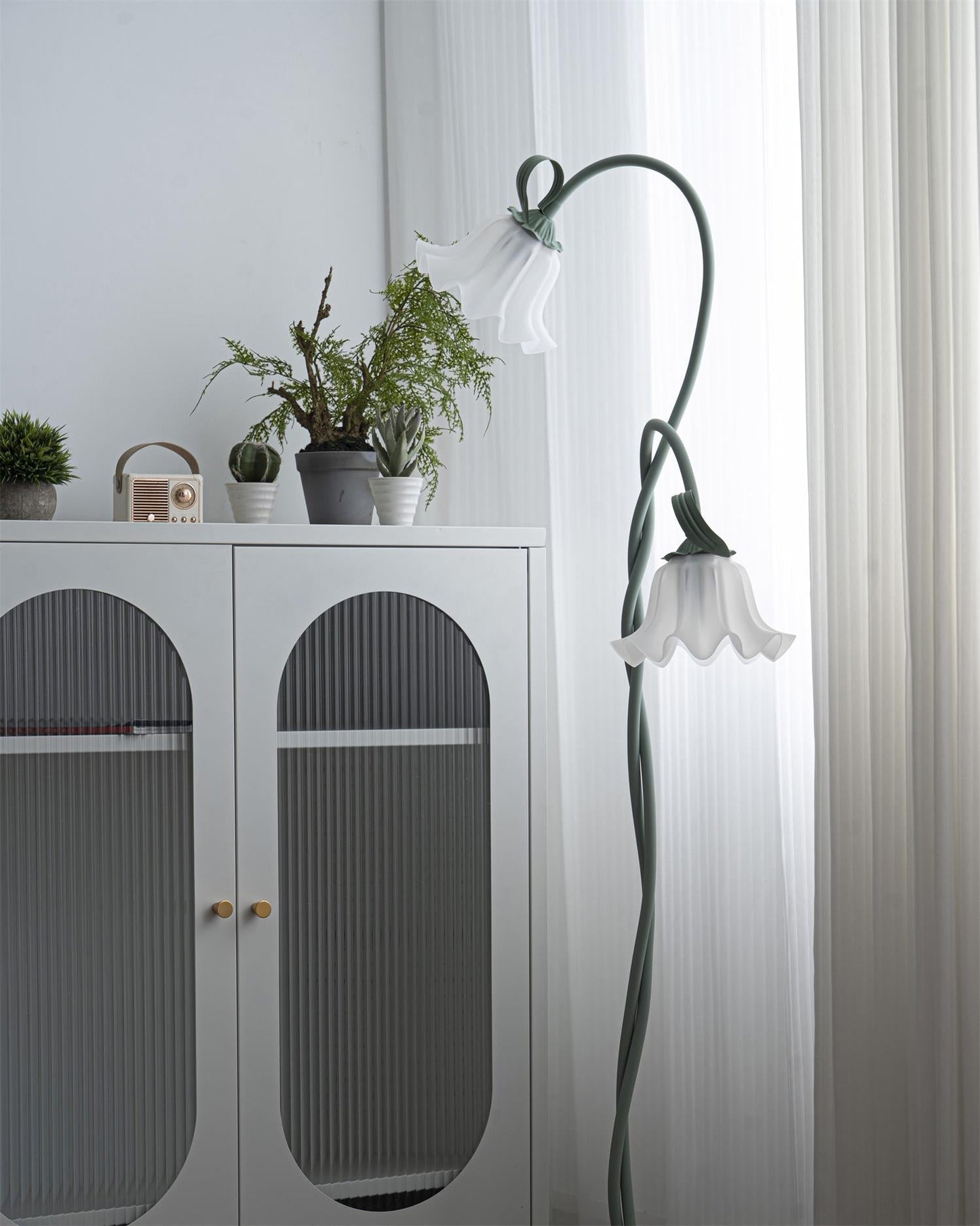 Calla Stehleuchte | LED Stehlamp in bloemenvorm met decoratief design