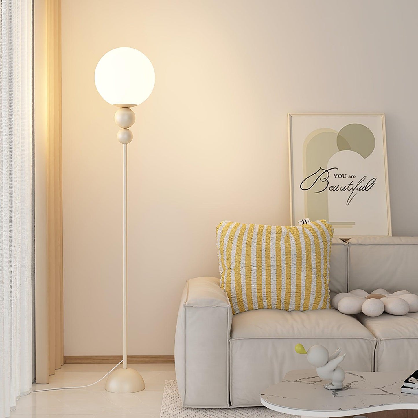 Clavora Linea | LED-vloerlamp met slanke silhouet in Nordic-design