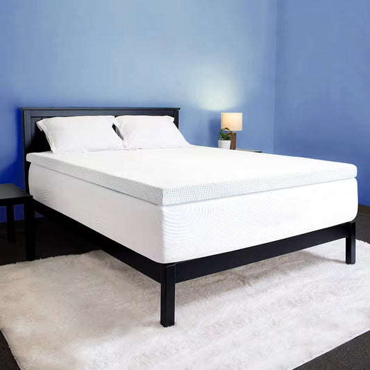 Visco Elastisch Topdekmatras – Ademend & Drukverlagend | Afneembare Wasbare Hoes | Anti-Huisstofmijt