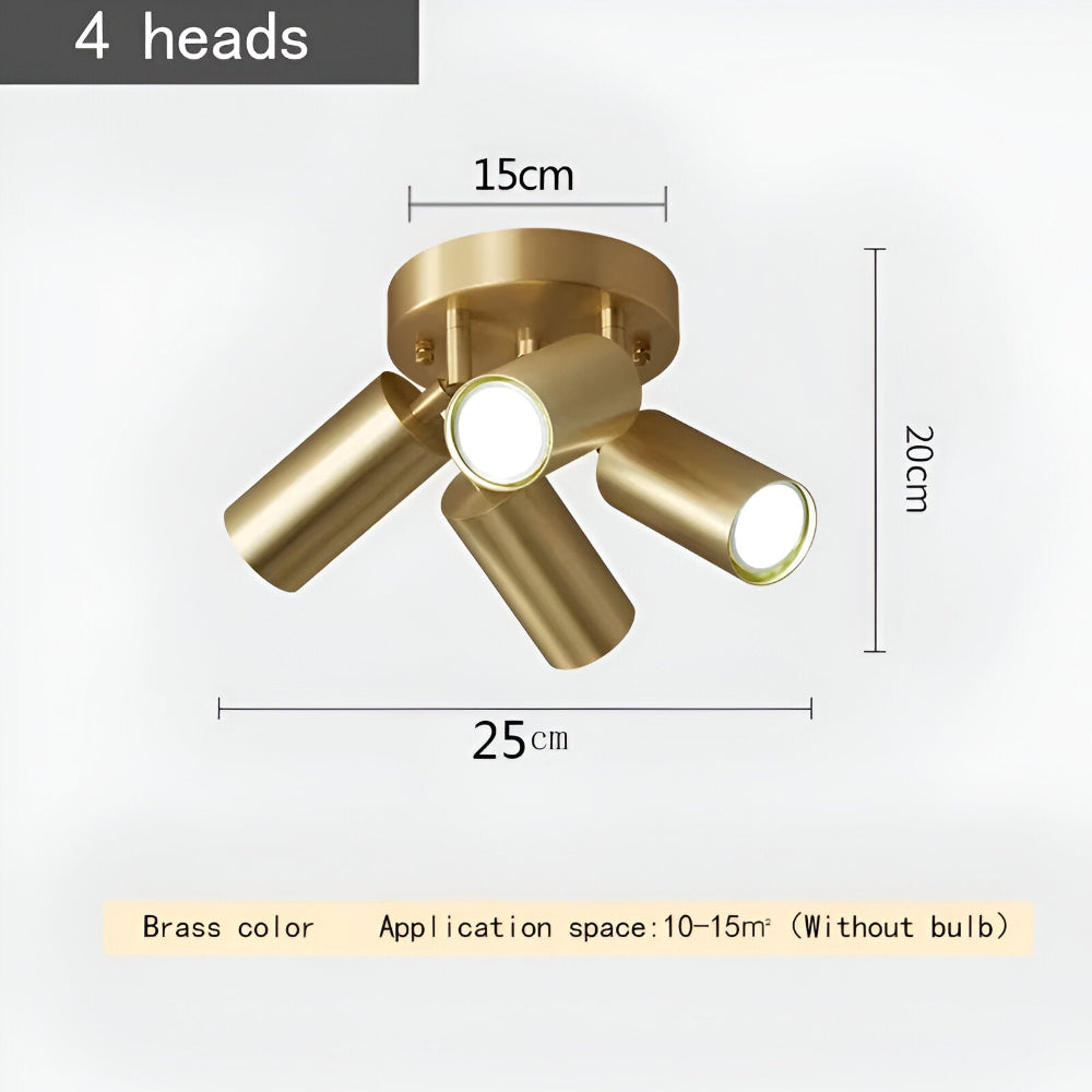 Brassora Zen | LED plafondlamp van geborsteld messing