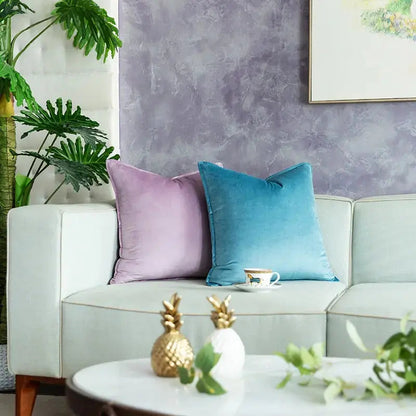 Sierkussen Luxe Velvet | Europese Elegantie | Zachte Stof met Glanzende Afwerking