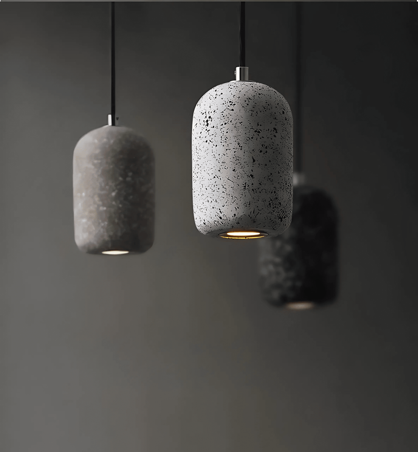 Kiva Cast | Hanglamp van beton in industrieel design met LED-techniek