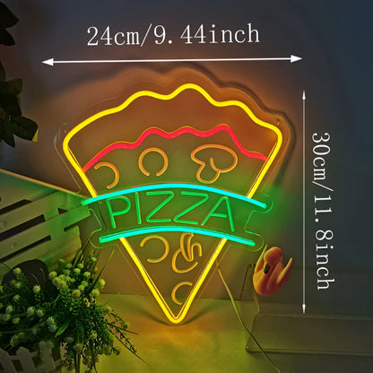 NeonBite – Kleurrijk Fast-Food LED-neonschild voor restaurants & huisbars