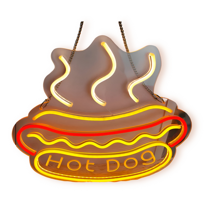 NeonBite – Kleurrijk Fast-Food LED-neonschild voor restaurants & huisbars