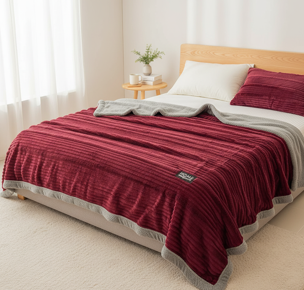 Cuddle – Warme Pluche Fleece Deken | Superzachte Warmtedeken | Luxe Knus Plaid voor Bank & Bed