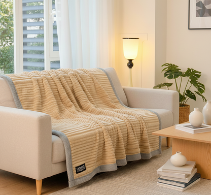 Cuddle – Warme Pluche Fleece Deken | Superzachte Warmtedeken | Luxe Knus Plaid voor Bank & Bed