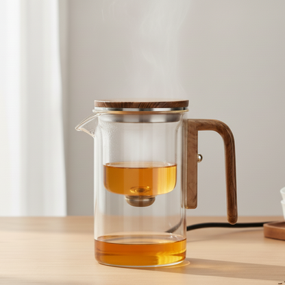 Vitrella Brew | Glazen theepot met zeef voor losse thee in stijlvol design