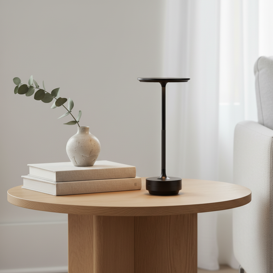 Lumora | Draadloze LED-tafellamp met touch-dimming & 48u batterijduur