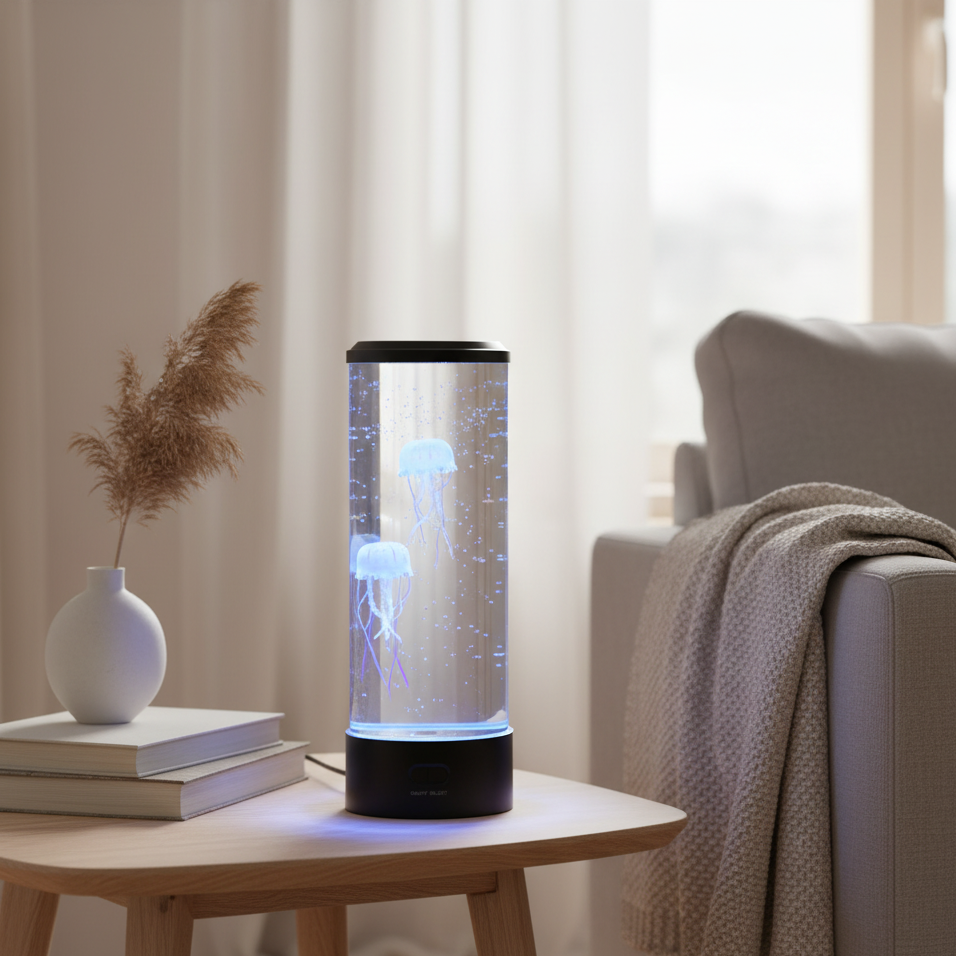 Lunir Mare | LED-tafellamp met kwallen-effect en kleurverandering