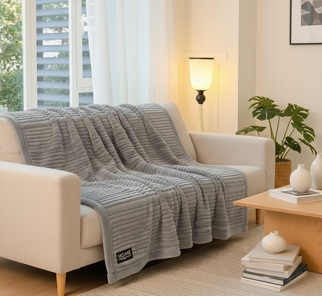 Cuddle – Warme Pluche Fleece Deken | Superzachte Warmtedeken | Luxe Knus Plaid voor Bank & Bed