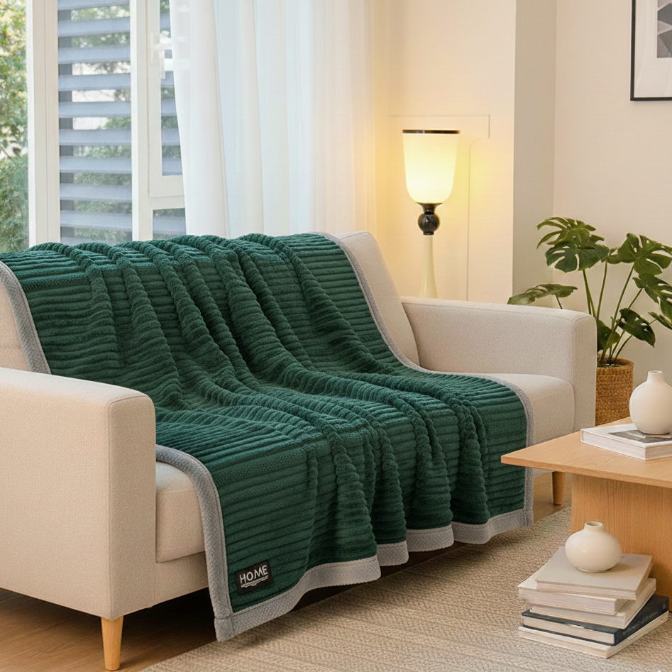 Cuddle – Warme Pluche Fleece Deken | Superzachte Warmtedeken | Luxe Knus Plaid voor Bank & Bed