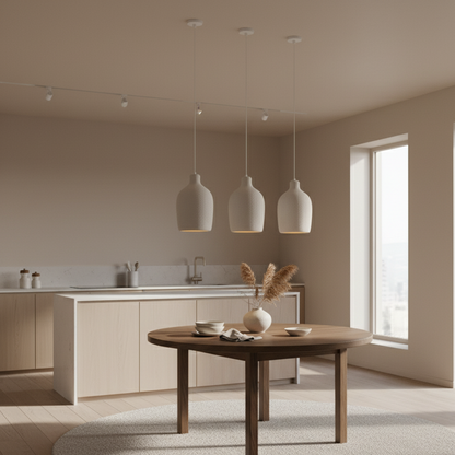 Halo Sabié | Designer LED-hanglamp in Wabi-Sabi-stijl voor woonkamer & eetkamer