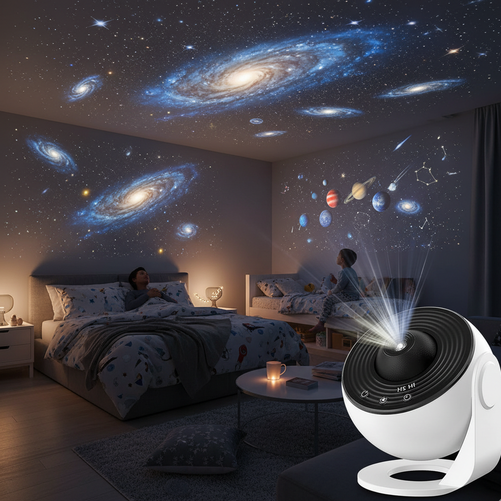 Aurava Sky | LED-sterhemelprojector met galaxy- en nevel-effect