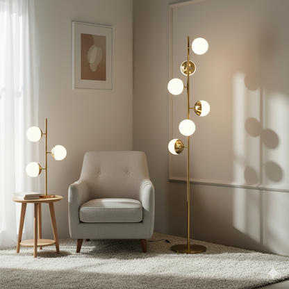 Sylvara Boom | Sculpturale LED-vloerlamp in modern design