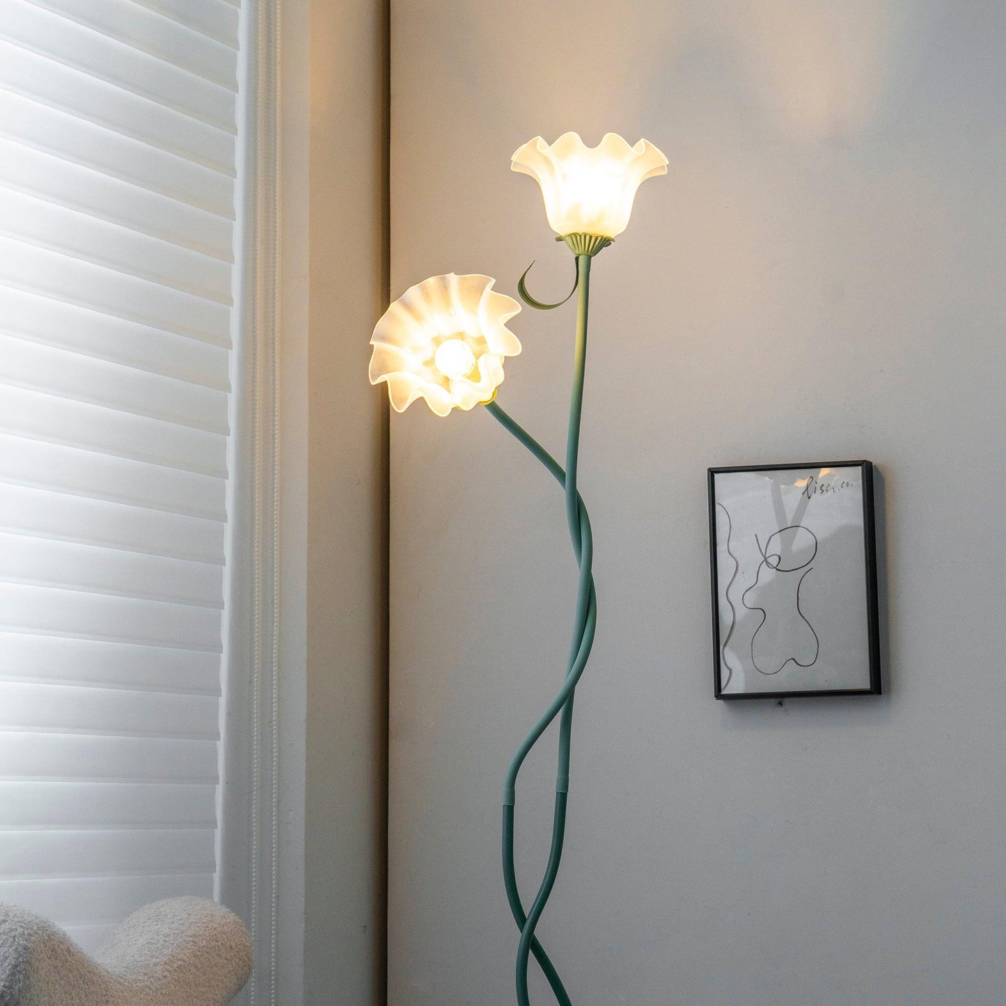 Calla Stehleuchte | LED Stehlamp in bloemenvorm met decoratief design