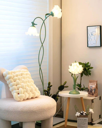 Calla Stehleuchte | LED Stehlamp in bloemenvorm met decoratief design