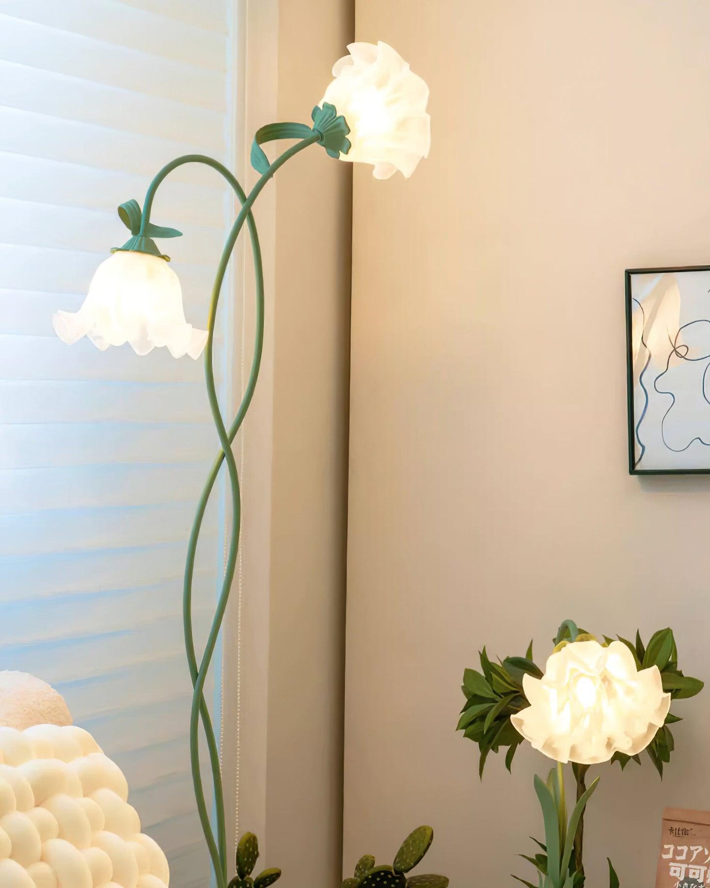 Calla Stehleuchte | LED Stehlamp in bloemenvorm met decoratief design