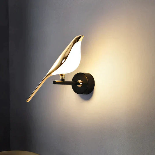 Avireo Lumis | decoratieve LED-wandlamp in vogelontwerp