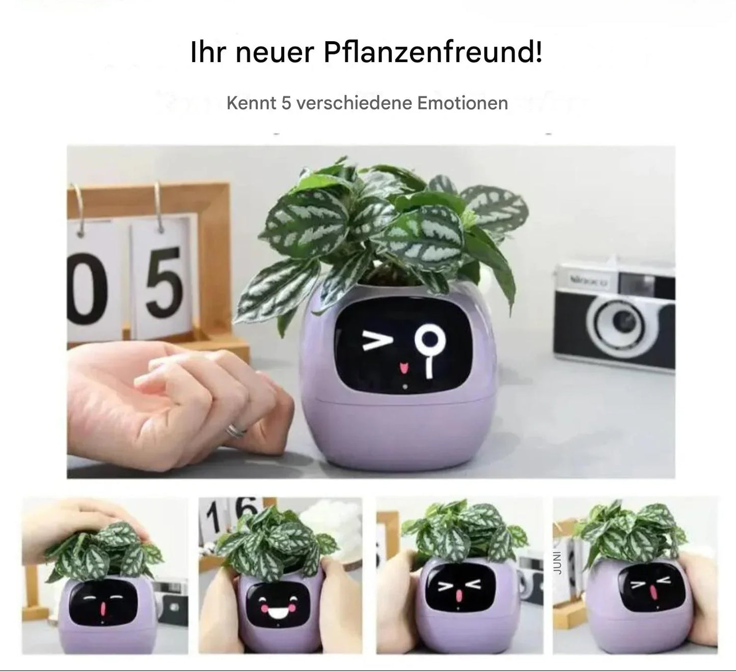 LumiPlant Smart | Automatische bloempot met bewateringssysteem & LED-licht