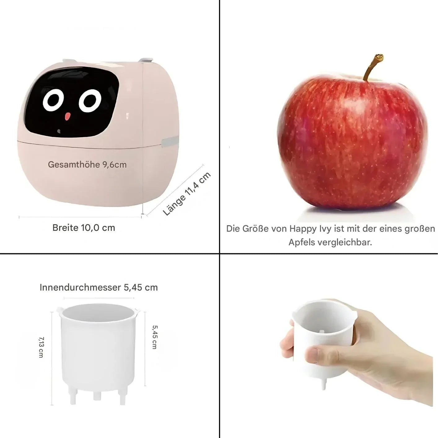 LumiPlant Smart | Automatische bloempot met bewateringssysteem & LED-licht