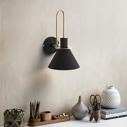 Zoralia | Postmoderne LED-wandlamp in trompetvormig design