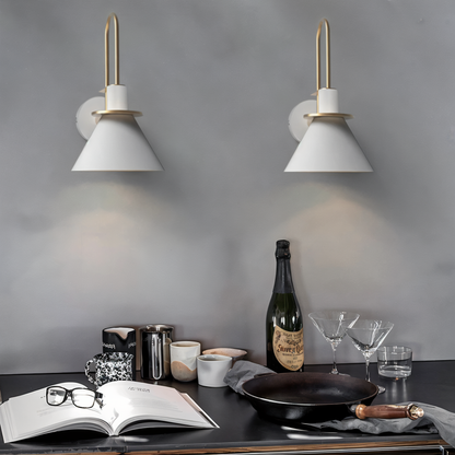 Zoralia | Postmoderne LED-wandlamp in trompetvormig design