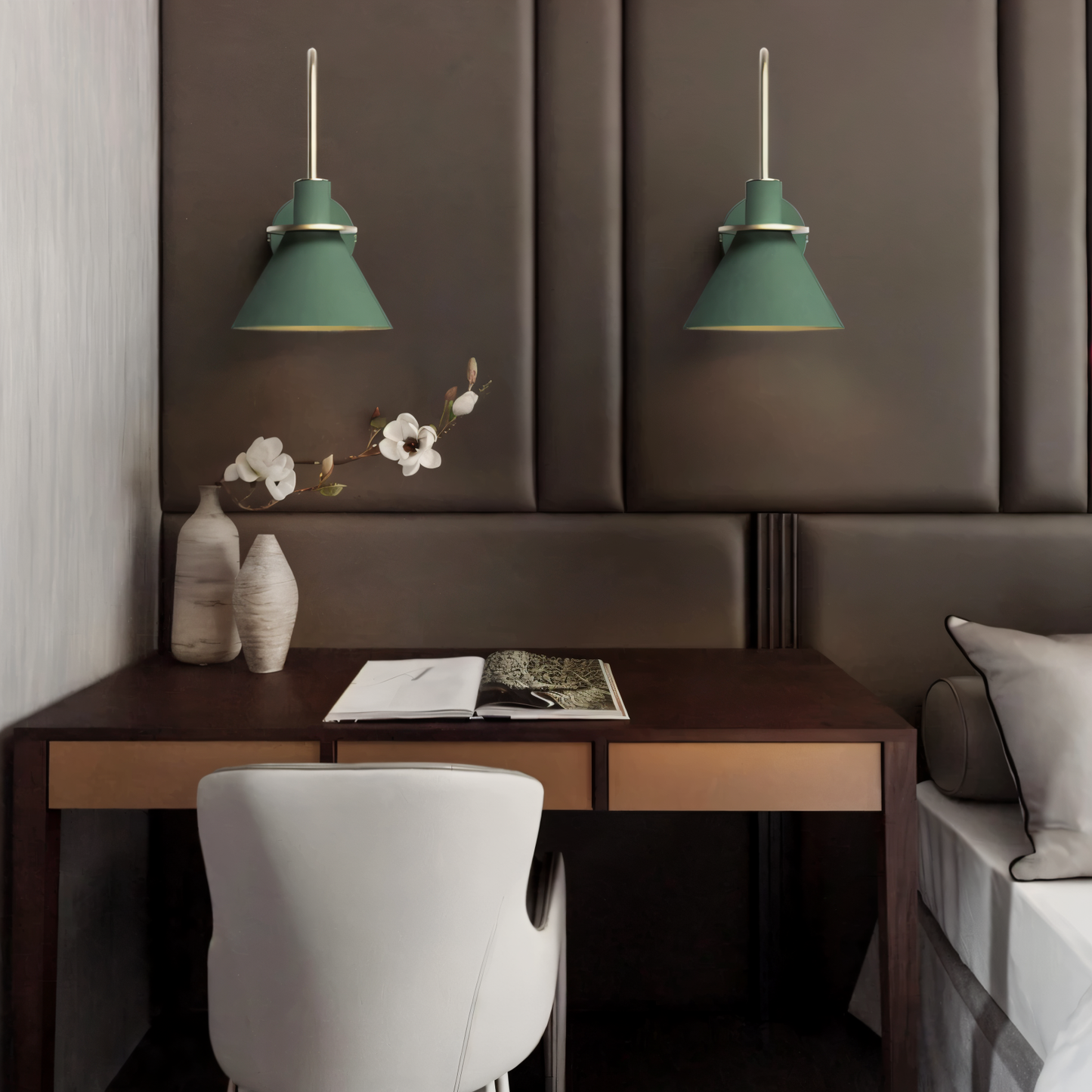 Zoralia | Postmoderne LED-wandlamp in trompetvormig design