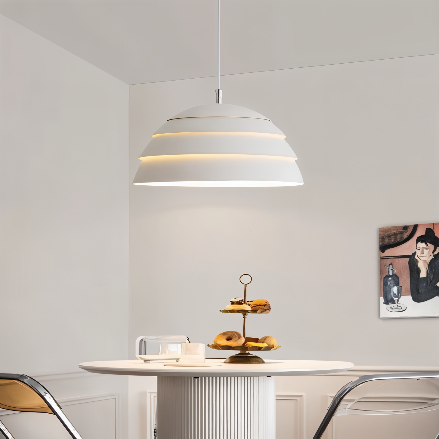 Lunava | Minimalistische hanglamp met koepelkap