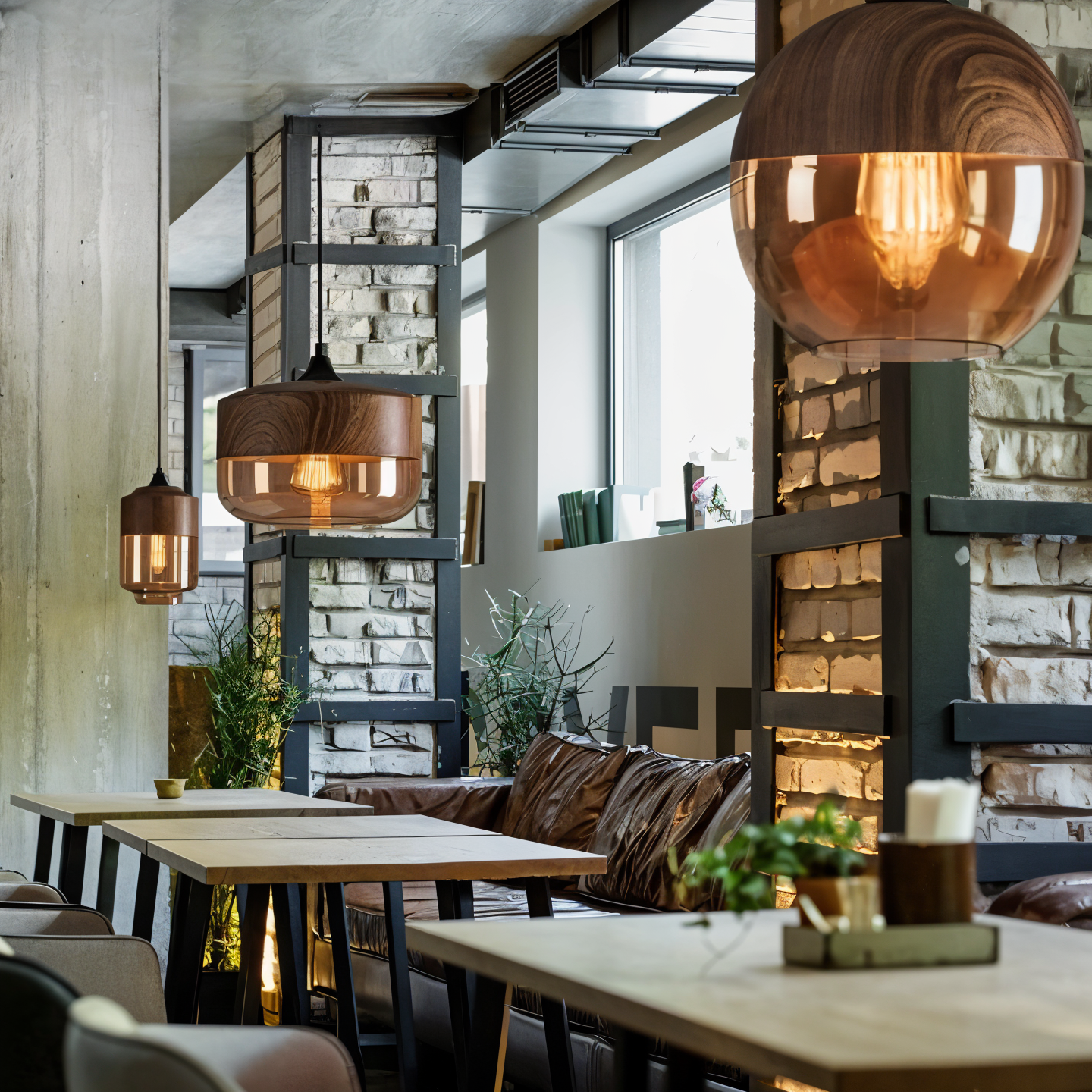 Nordic Gleam – Moderne retro glazen hanglamp in loftstijl