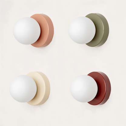 PearlPop Wandleuchte | Wit glas & metaal | Warmwit LED-licht | Stijlvolle wandverlichting