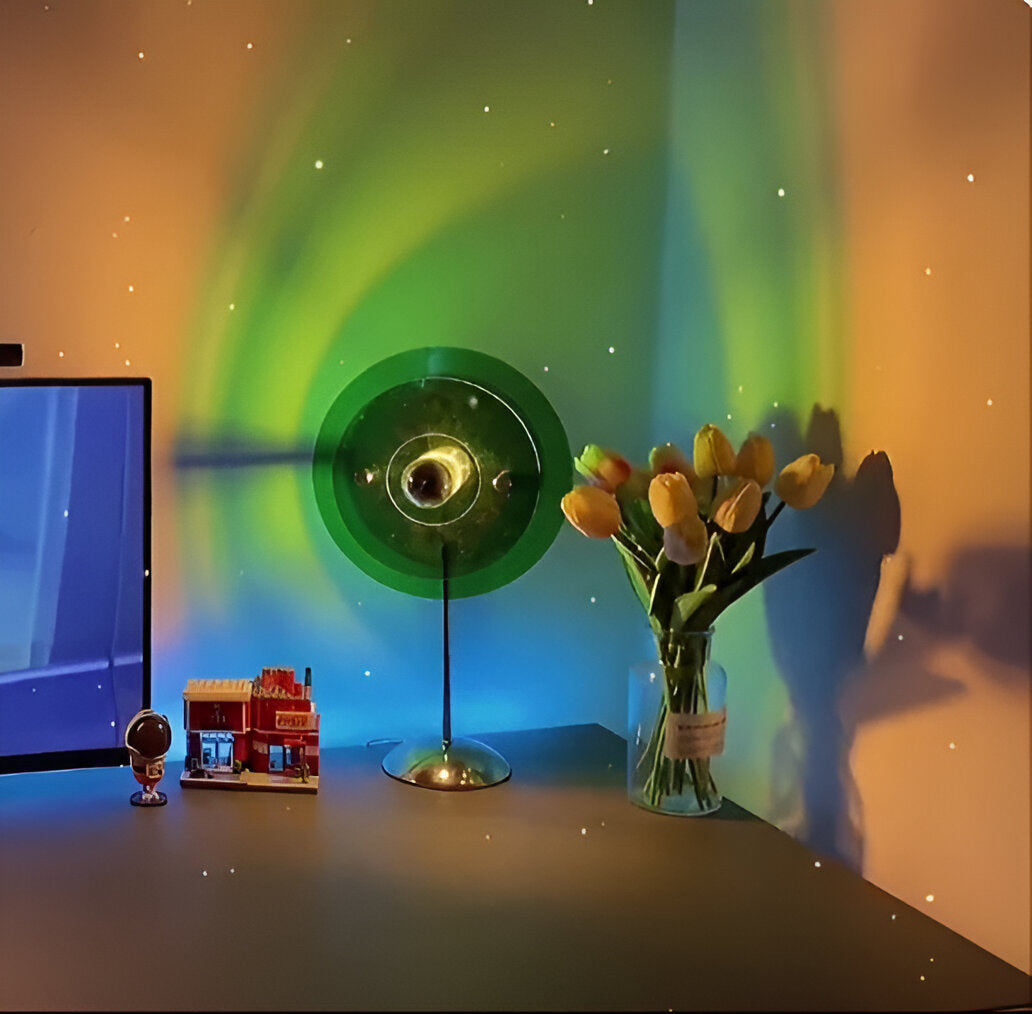 Sylinaea - Retro LED tafellamp met schijfdesign