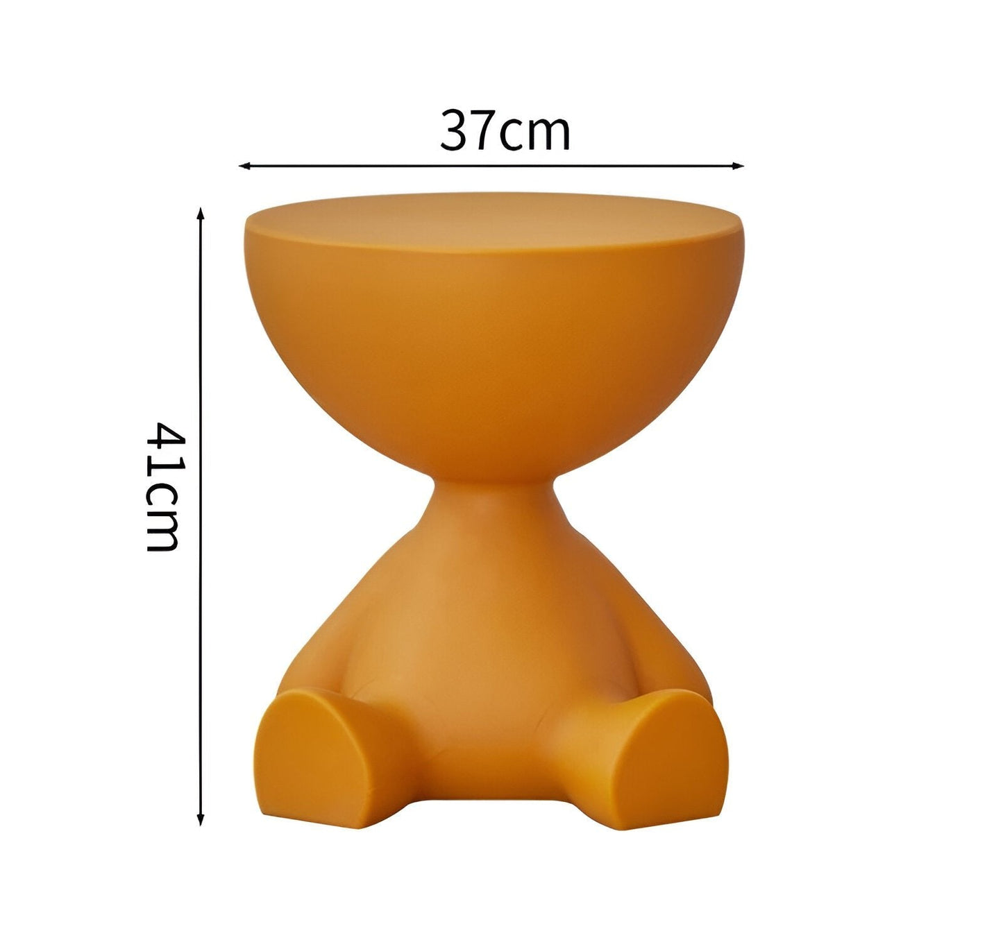 Salontafel Rond Luxe | Compact Modern Design | Tijdloze Bijzettafel | Duurzaam Kunststof