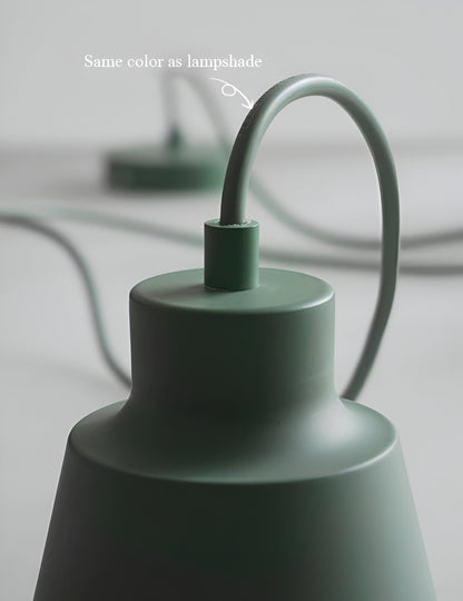 ScandiGlow Pendellamp – Scandinavische LED hanglamp van hout & metaal in macaron-ontwerp