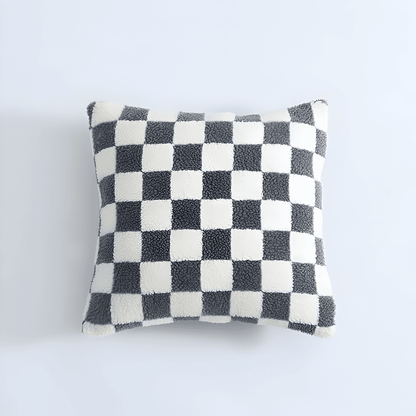 Kussenhoes met Schaakbord Design | Modern & Trendy | Zachte Luxe Stof 45x45 cm