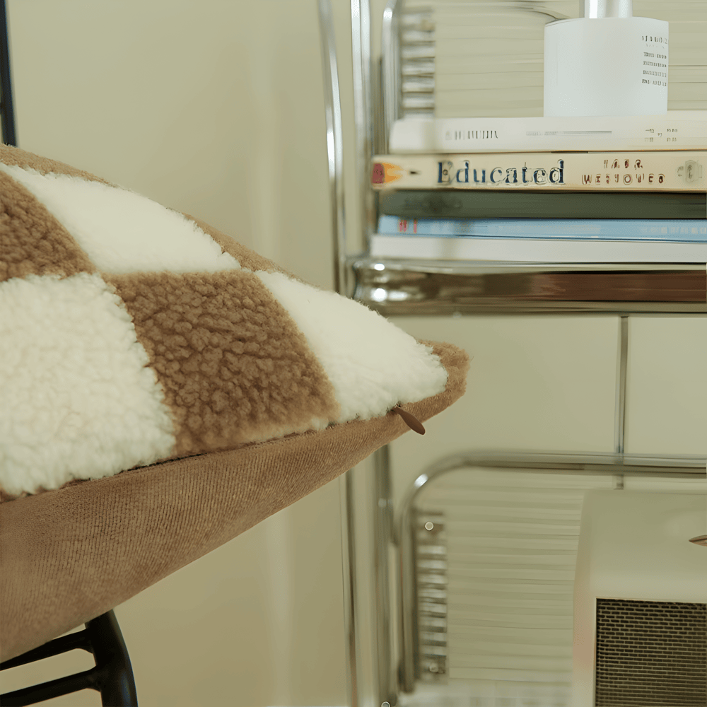 Kussenhoes met Schaakbord Design | Modern & Trendy | Zachte Luxe Stof 45x45 cm