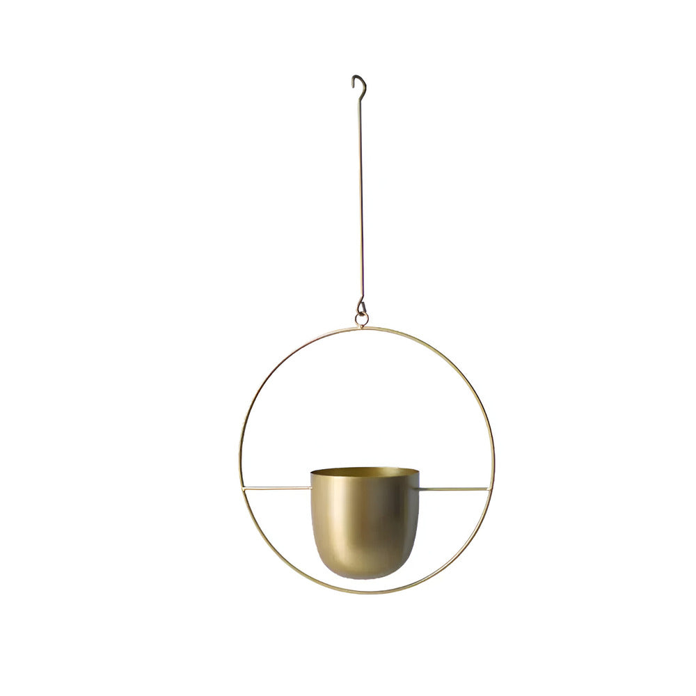 Hangbloempot | Minimalistisch Modern Design | Ruimtebesparend Plantenaccent | Ijzer