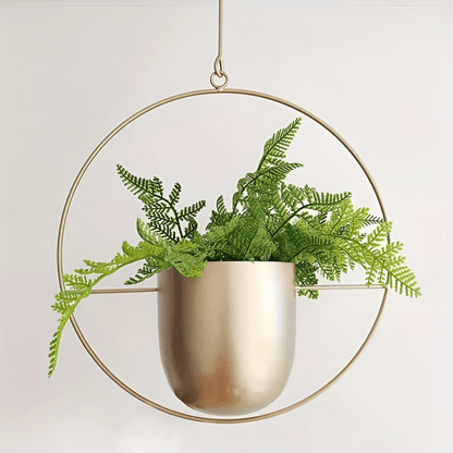 Hangbloempot | Minimalistisch Modern Design | Ruimtebesparend Plantenaccent | Ijzer