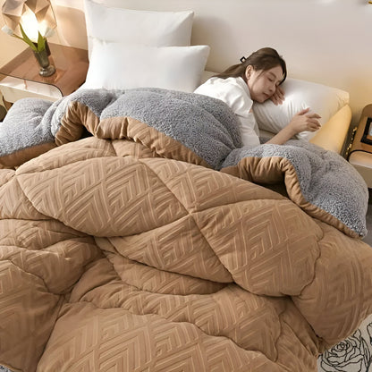Luxe Vierseizoenen Dekbed met Pluchegevoel | Ademend & Warm | Comfortabel Dekbed voor Alle Seizoenen