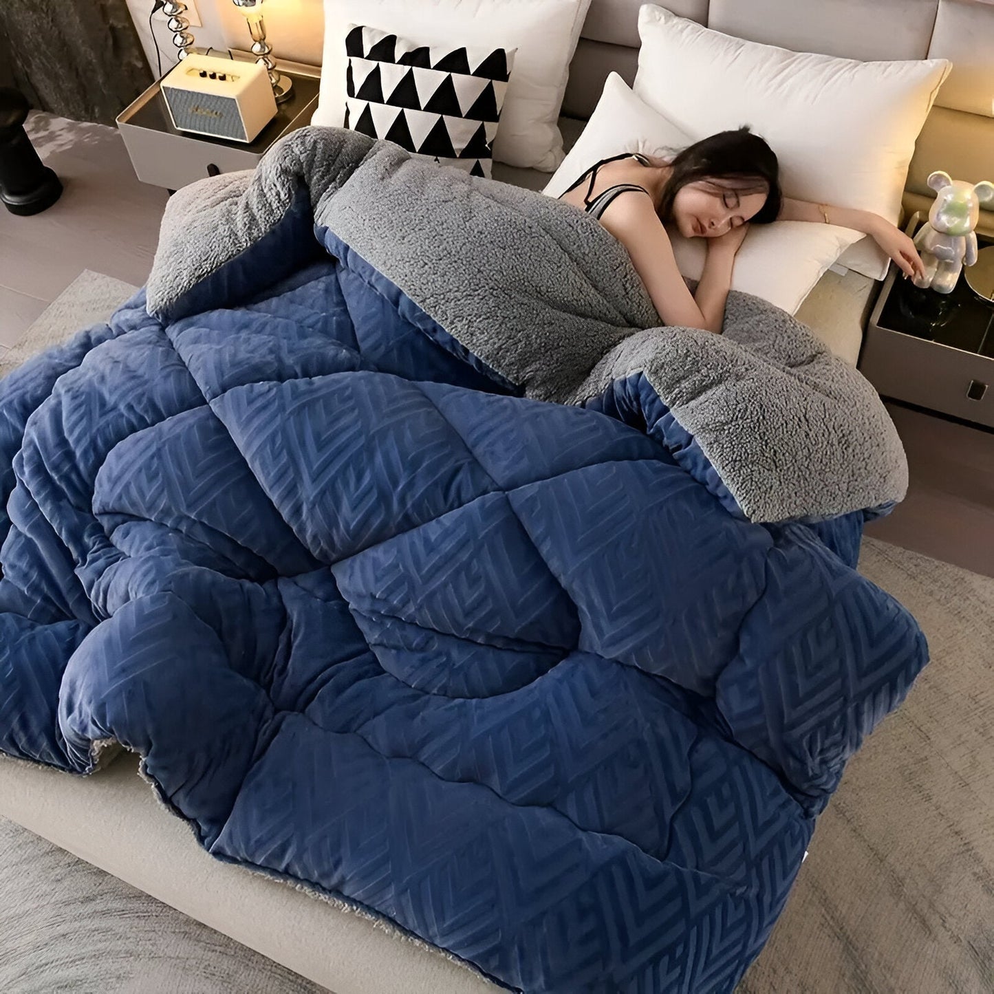 Luxe Vierseizoenen Dekbed met Pluchegevoel | Ademend & Warm | Comfortabel Dekbed voor Alle Seizoenen