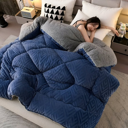 Luxe Vierseizoenen Dekbed met Pluchegevoel | Ademend & Warm | Comfortabel Dekbed voor Alle Seizoenen
