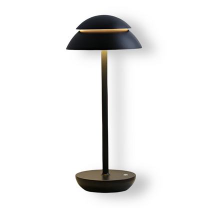 UmbraGlow Slim | Draadloze LED-tafellamp met kap in minimalistisch design