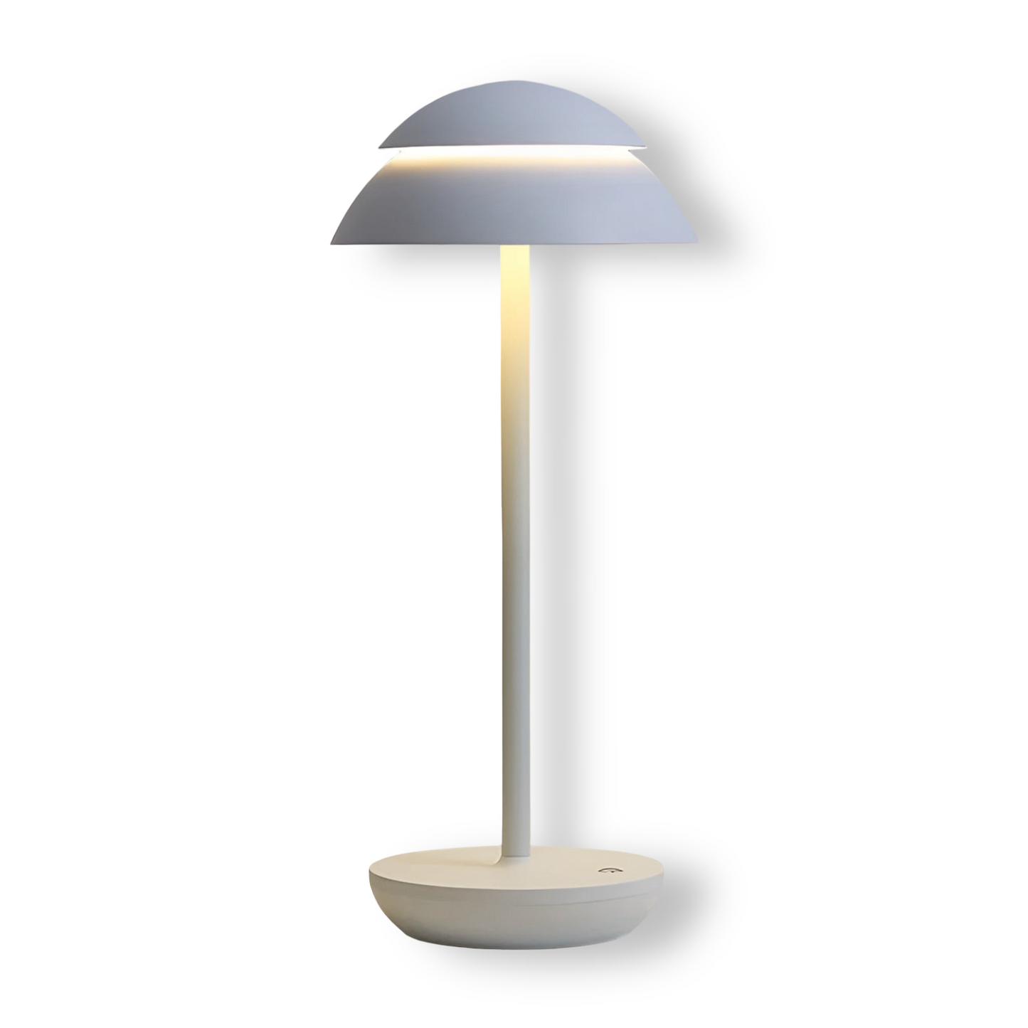 UmbraGlow Slim | Draadloze LED-tafellamp met kap in minimalistisch design
