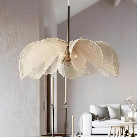 Floruma Lune | Japandi hanglamp in bloemrijk boho-ontwerp