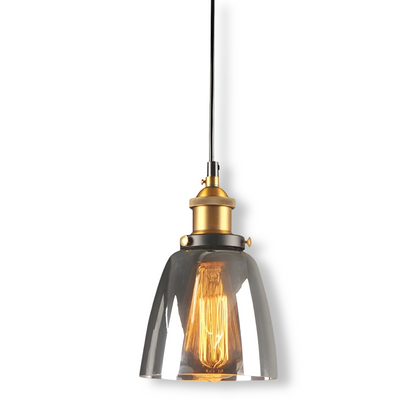 VintaLoft – Elegante rookglas hanglamp in vintage loft ontwerp