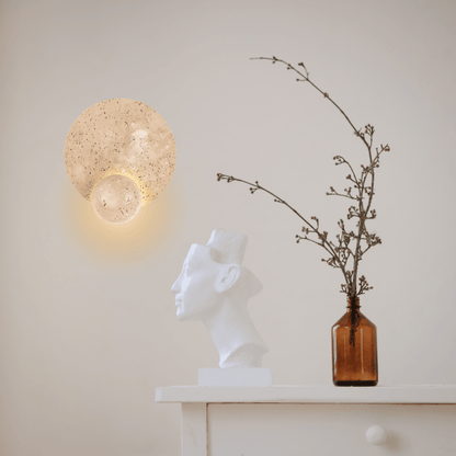 Krae | Minimalistische Wabi Sabi LED-wandlamp
