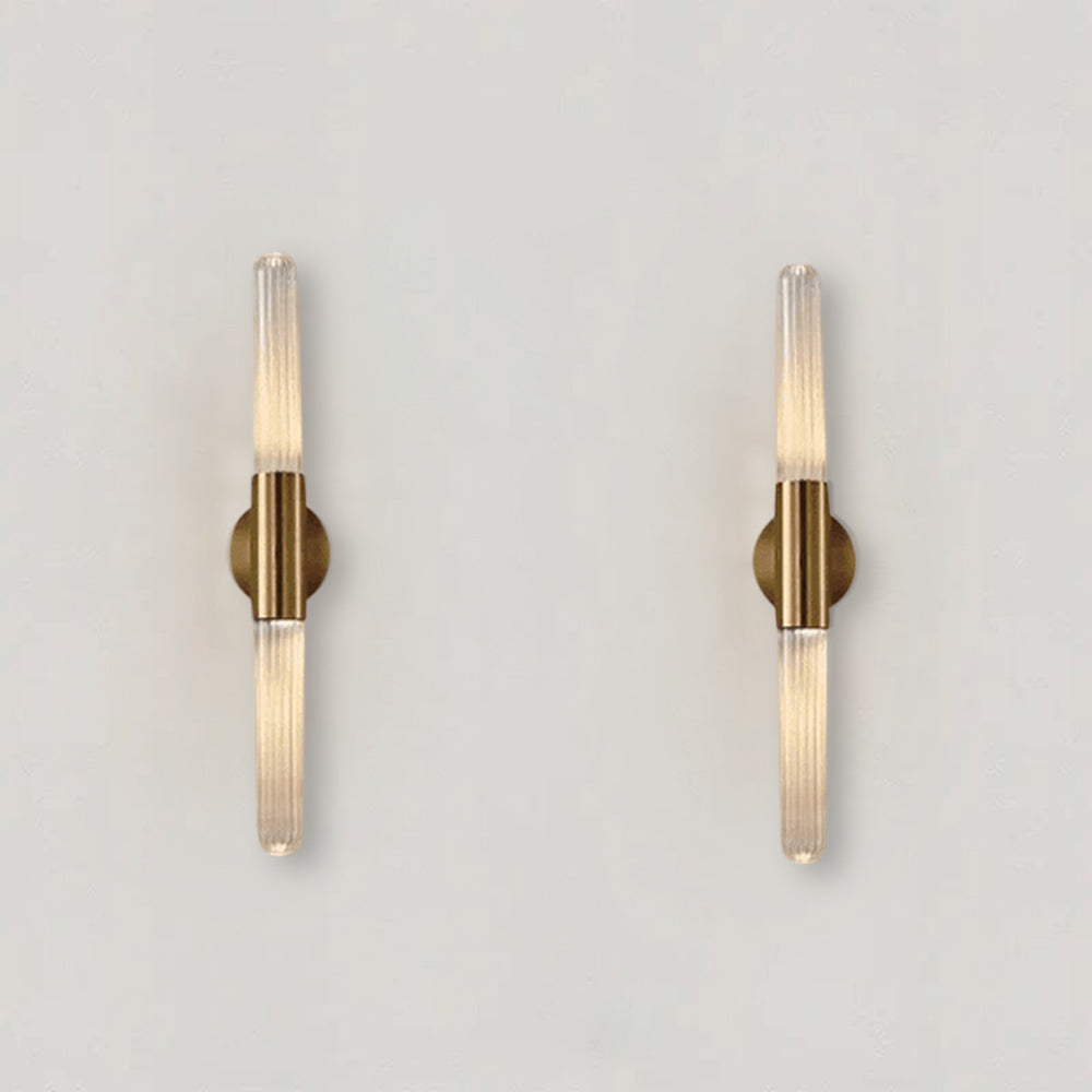 Moderne glas-staaf-wandlamp – elegant LED-ontwerp voor woonkamer, slaapkamer & hal